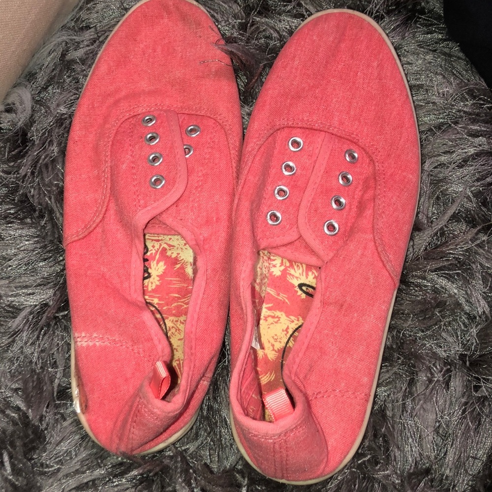 Coral sneakers